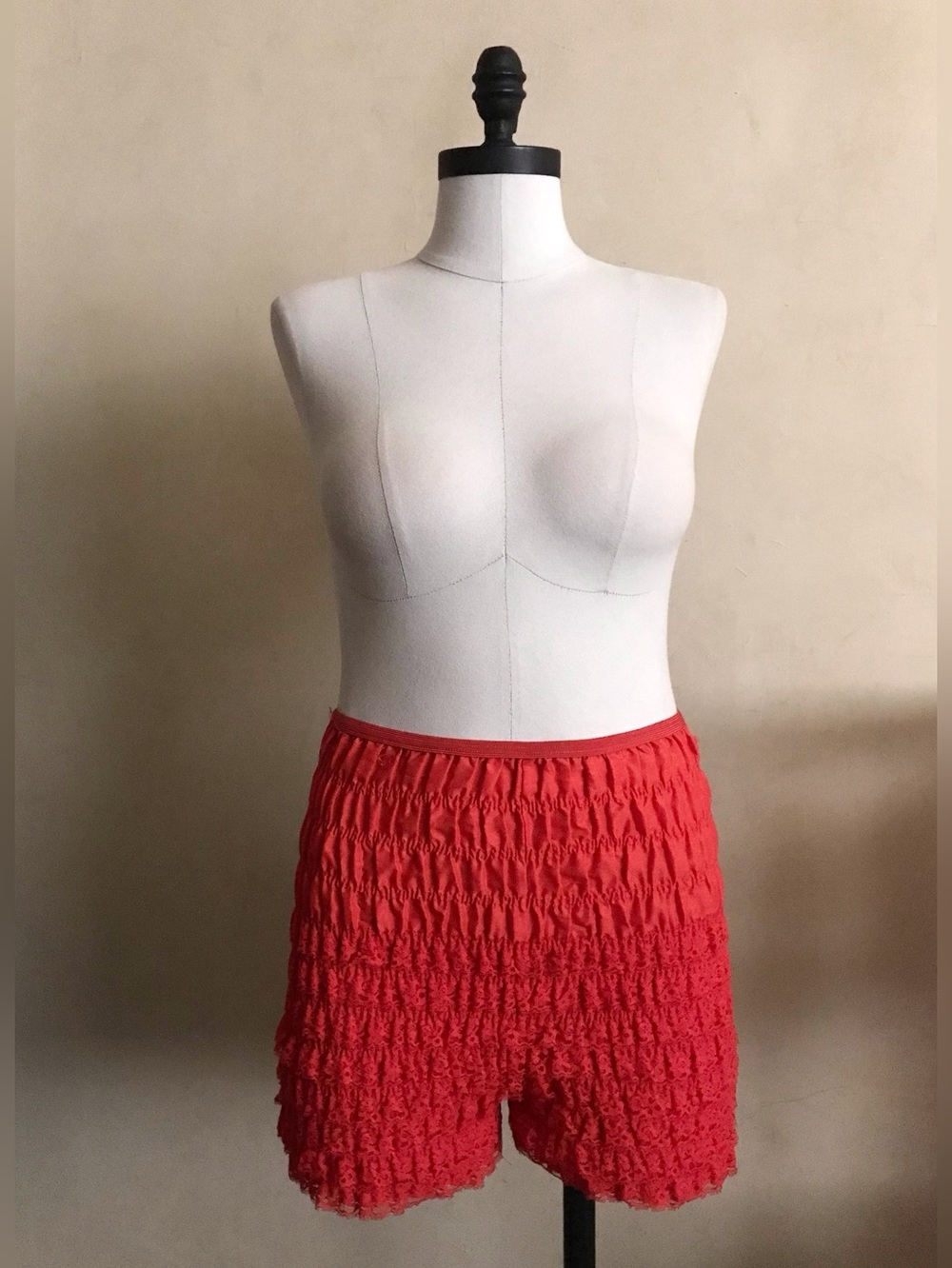 Vintage Red Smocked Women's Bloomers